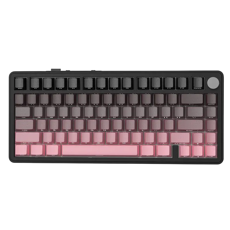 Клавіатура Attack Shark X85 Side Printed RGB Gradient Pink (AS-X85-SP-GP)