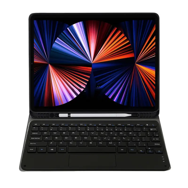 Чохол з бездротовою клавіатурою (TouchPad) BeCover для Apple iPad Air 13 (2024/2025) Deep Blue (712602) - фото 3