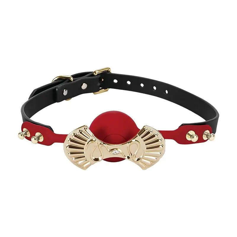 Силіконовий кляп з кулькою Zalo Ball Gag Red