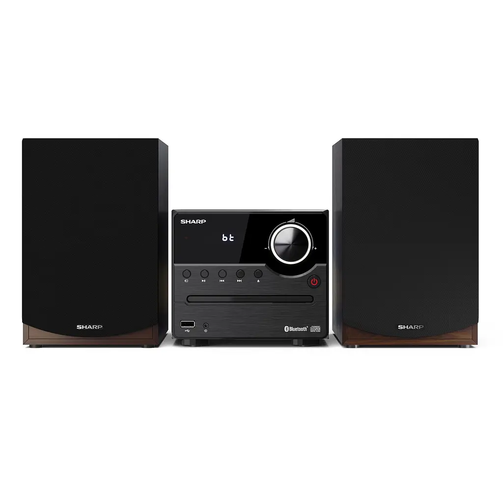 Мікросистема Sharp Micro Sound System Brown (XL-B512(BR)) - фото 7