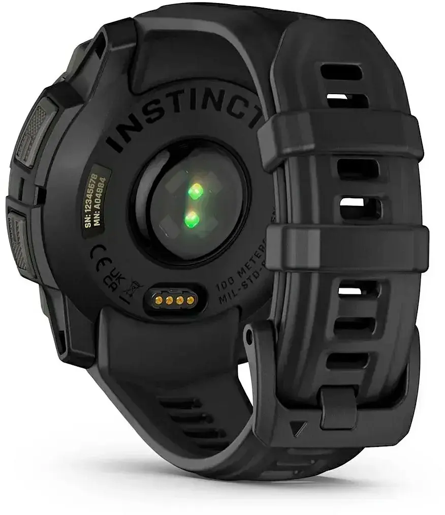 Смарт-годинник Garmin Instinct 3 45 mm AMOLED Black with Black Band (010-02936-00) - фото 5
