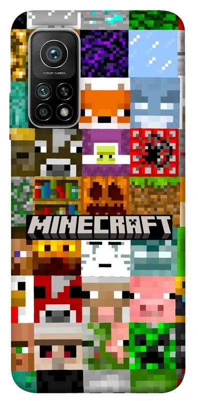 TPU чохол Demsky Minecraft collage для Xiaomi Mi 10T