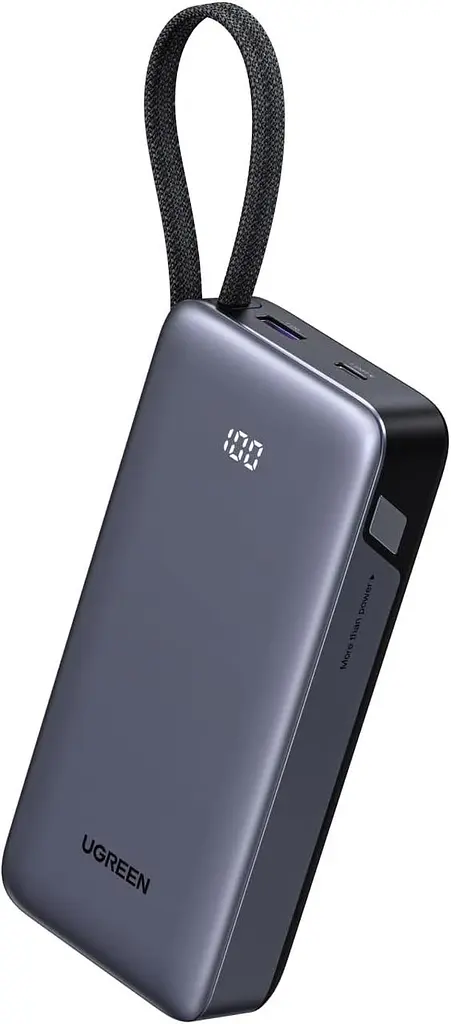 Павербанк UGREEN Nexode 20000 мА·год 45 Вт з вбудованим USB-C кабелем