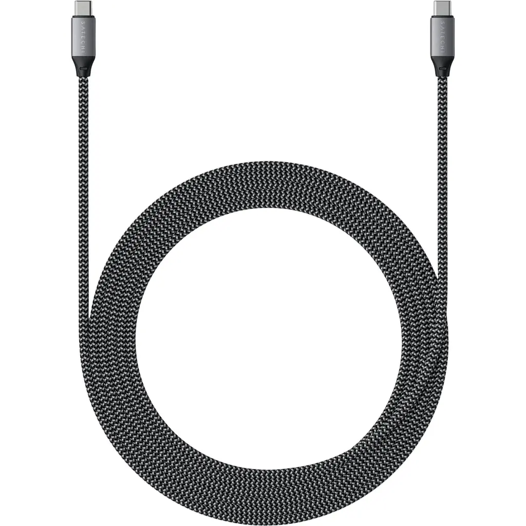 Кабель USB-C to USB-C Satechi Cable 100W Space Gray 2 м (ST-TCC2MM) - фото 5