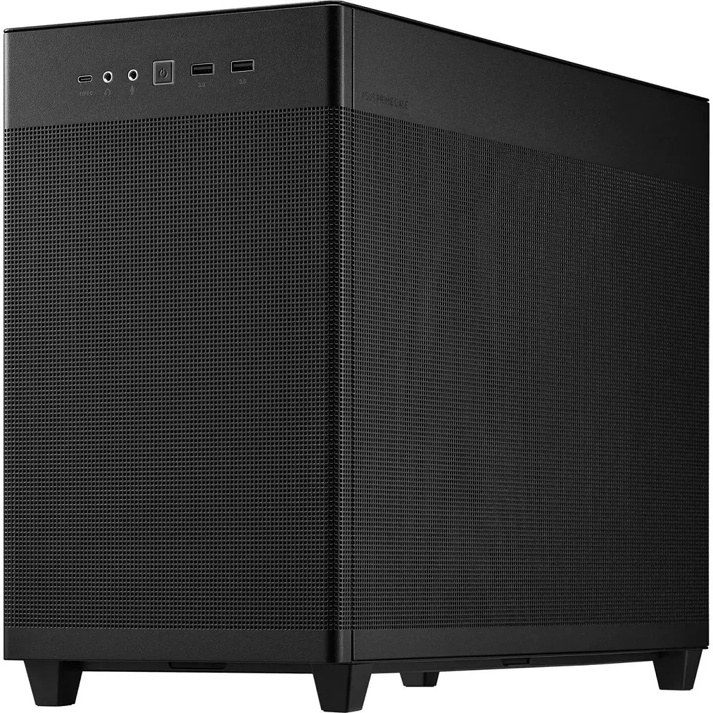 Корпус Asus Prime AP201 Tempered Glass Black (90DC00G0-B39010) [134528] - фото 8