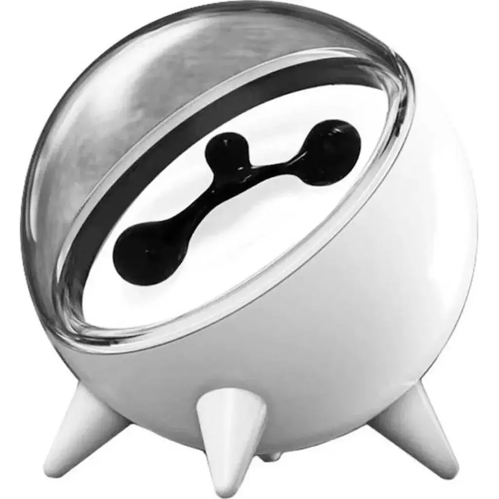Нічний світильник DKT Ferrofluid Music Rhythm Lamp Sound Sensitive Magnetic Fluid White [127650] - фото 2