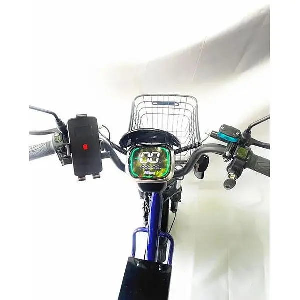 Электровелосипед Minako Monster Pro 16" 1000W 60V 30Ah гидравлические тормоза синий - фото 12