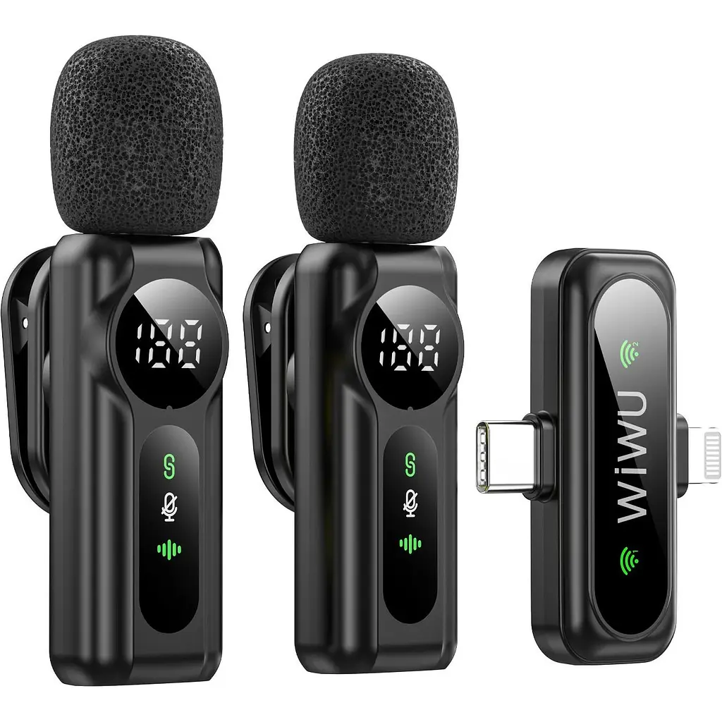 Микрофонная радиосистема WiWU Wi-WM007 USB-C/Lightning [156421] - фото 3