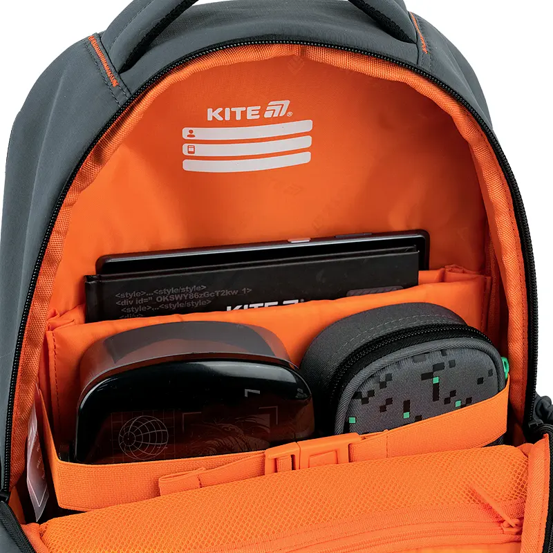 Рюкзак Kite Education 1022 Game Zone Сірий (K26-1022M-3) - фото 17