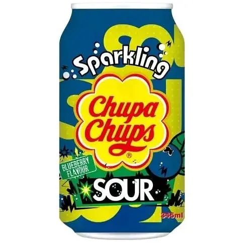 Напій газований Chupa Chups Blueberry 345 мл