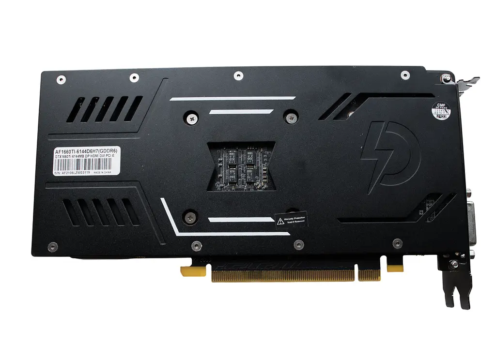 Відеокарта GeForce GTX 1660 Ti 6GB Afox (AF1660TI-6144D6H7) Б/В - фото 3