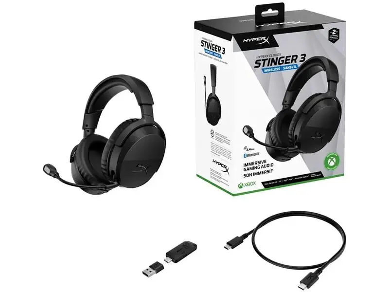 Навушники HyperX CloudX Stinger 3 Wireless Black for Xbox (BS1U0AA) - фото 7