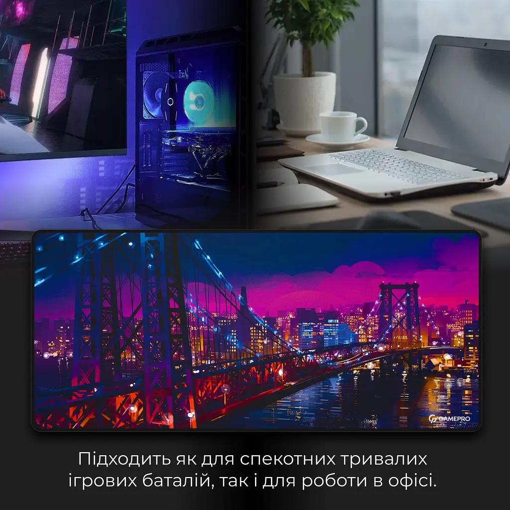 Ігрова поверхня GamePro Speed/Control Black (MP275C) - фото 6