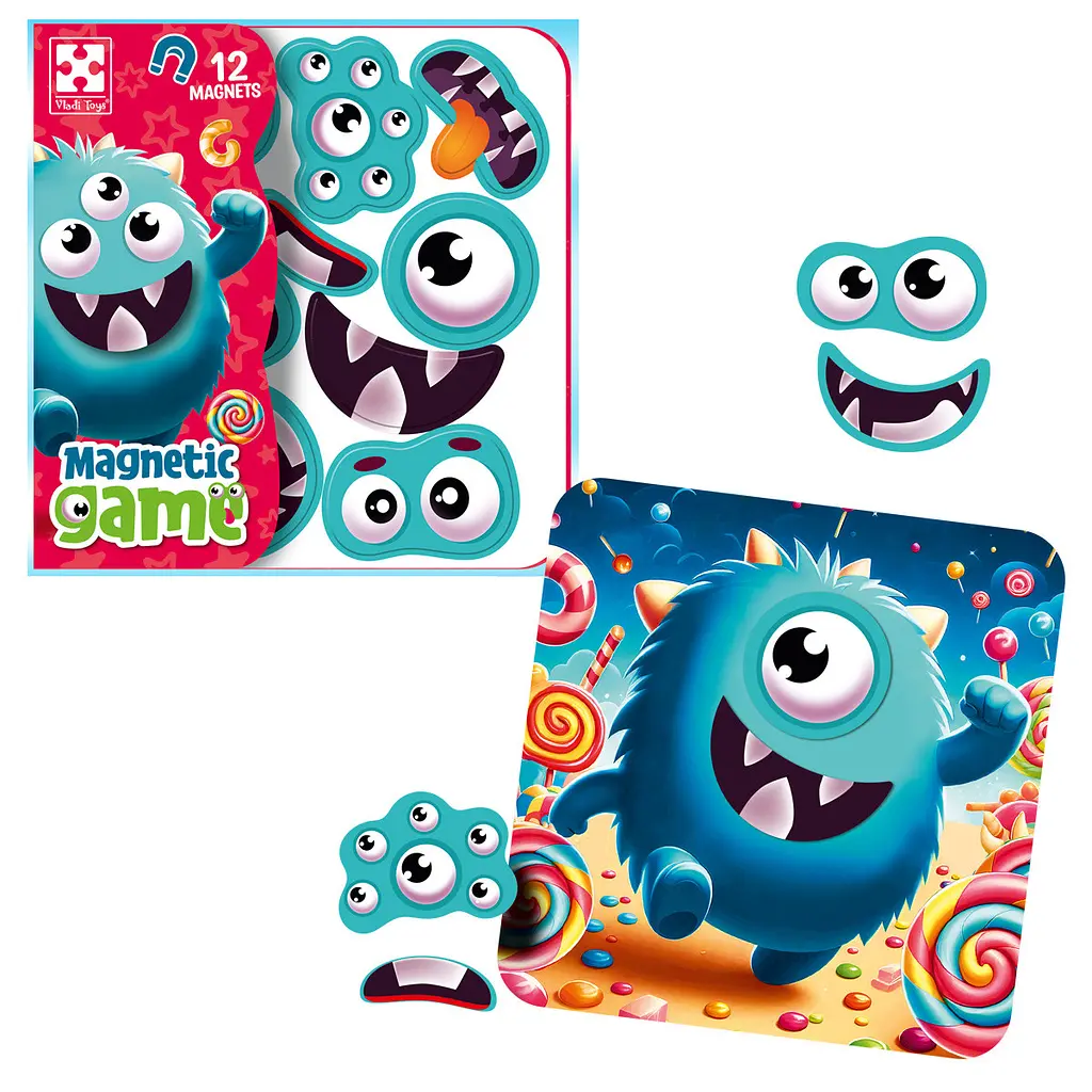 Гра розвивальна Vladi Toys магнітна "Емоції Монстрика" (укр) (VT3220-02)