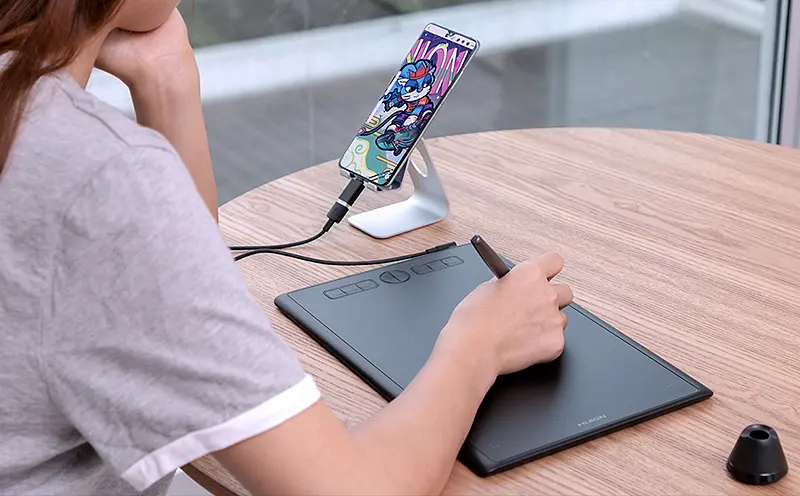 Графічний планшет Huion Inspiroy H610X + рукавичка - фото 6