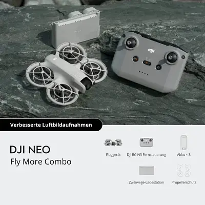 Квадрокоптер DJI Neo Fly More Combo (DJI RC-N3) пульт без дисплея (CP.FP.00000185.01) - фото 2