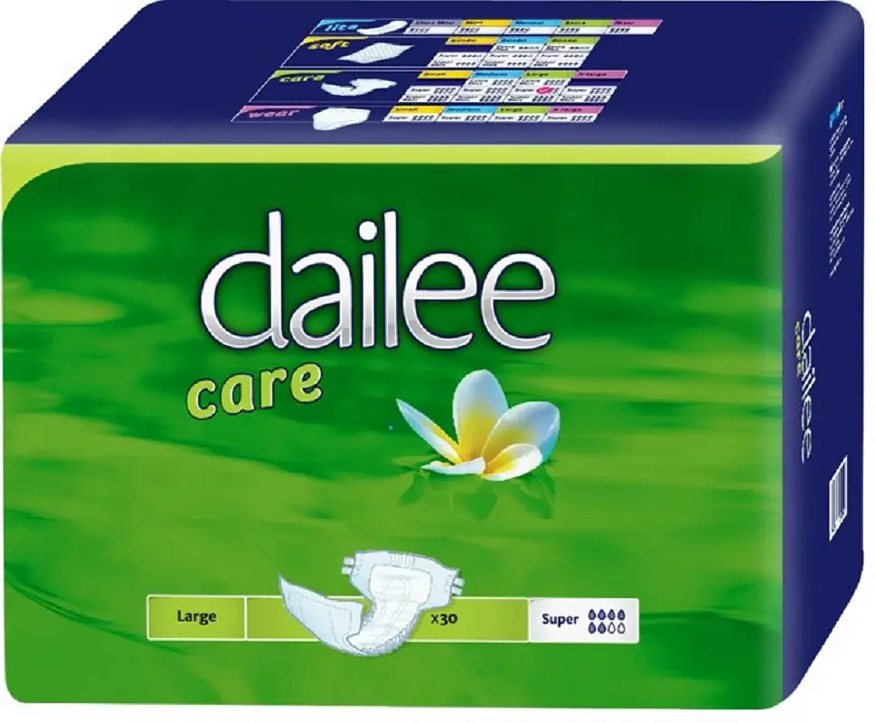 Підгузки для дорослих Dailee Саге Super Large, дихаючі, 30 шт. (1840) - фото 2