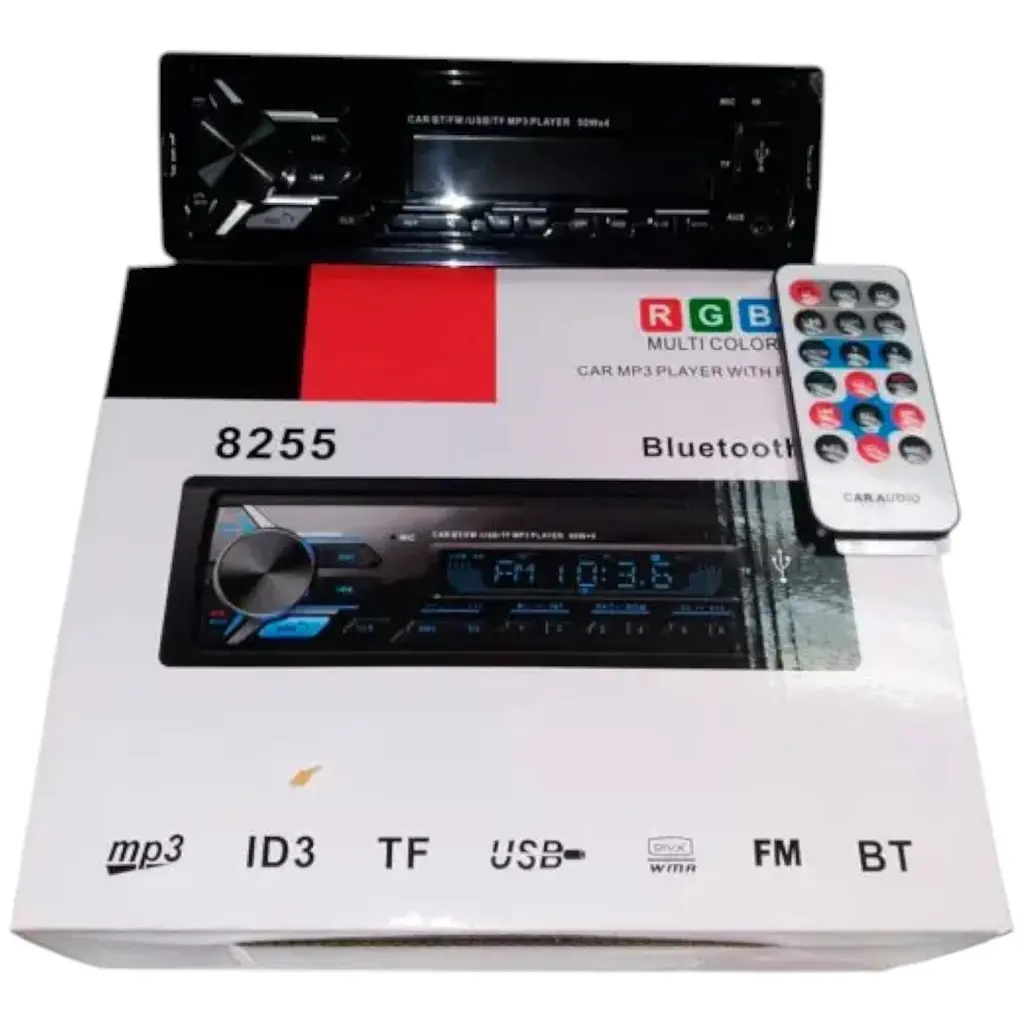 Автомагнітола RGB Technology 8255BT Bluetooth 4x25W автомобільна магнітола чорна - фото 7