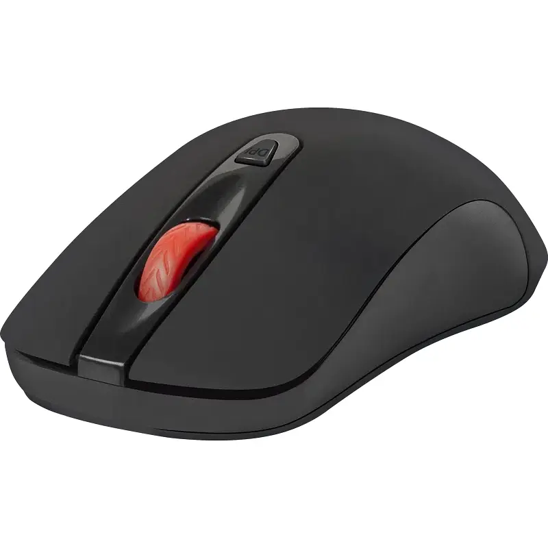 Мишка Defender Nexus MS-195 бездротова, 4 кн. до 1600 dpi, безшумна, чорна - фото 6