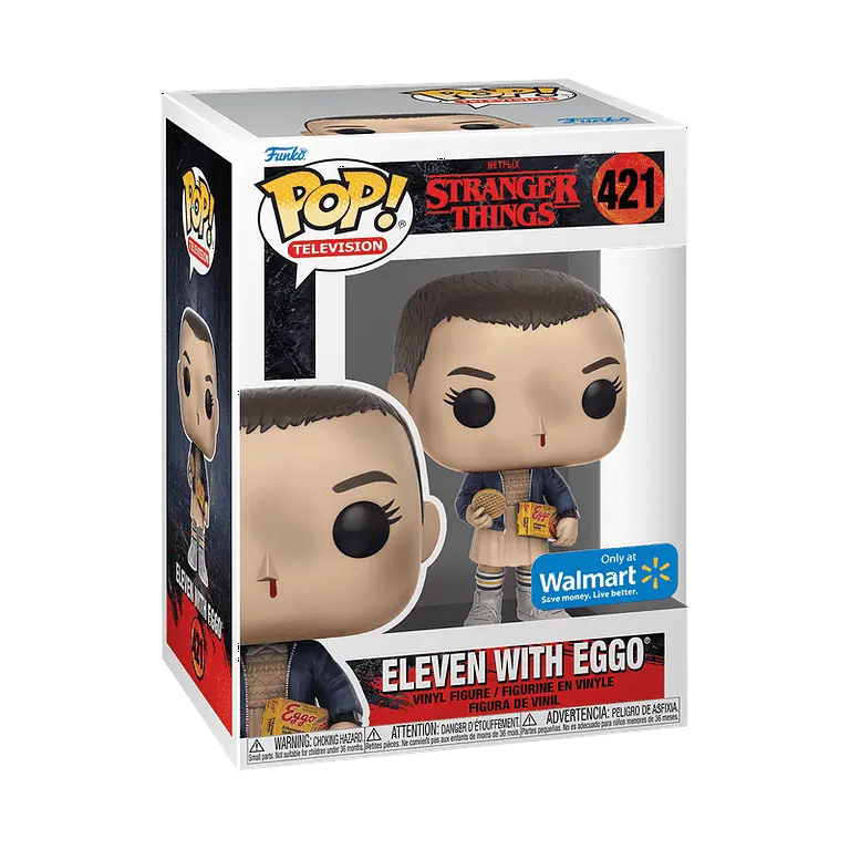 Фігурка Funko Pop Фанко поп Eleven Stranger Things Одинадцять Дуже дивні справи Walmart 10 см ST EEW 421 - фото 3