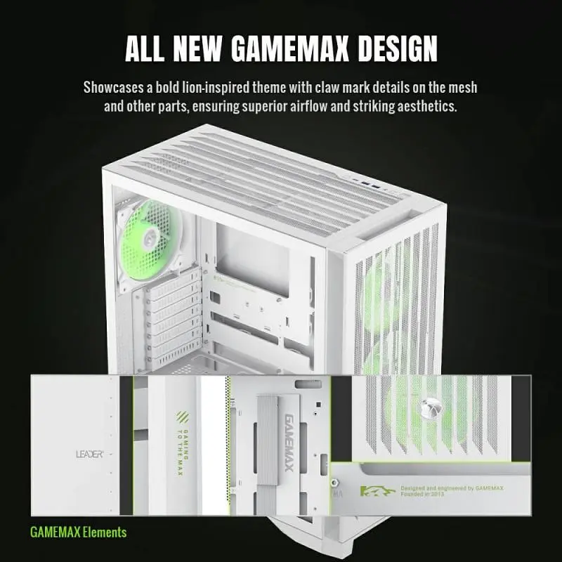 Корпус Gamemax LEADER 2 WH - фото 4