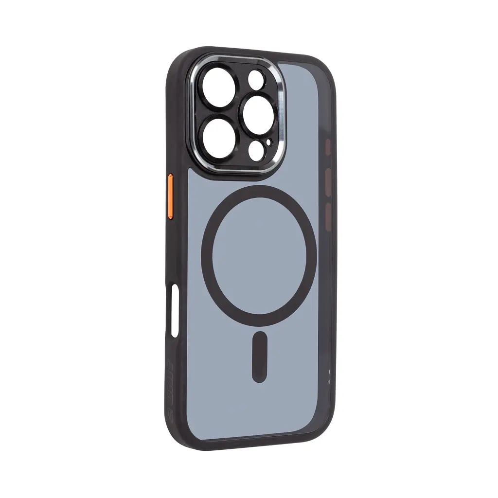 Чохол ArmorStandart Unit MagSafe SE для Apple iPhone 16 Pro Black Orange - фото 2