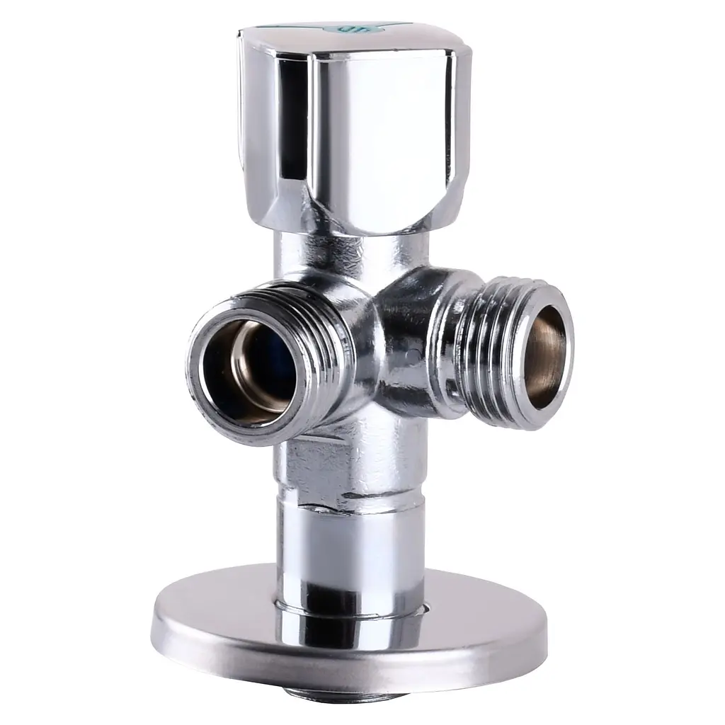 Кран кульовий кутовий подвійний Arco 1/2″х 1/2″х1/2″ A80TWIN CQ4105 000013551 - фото 3