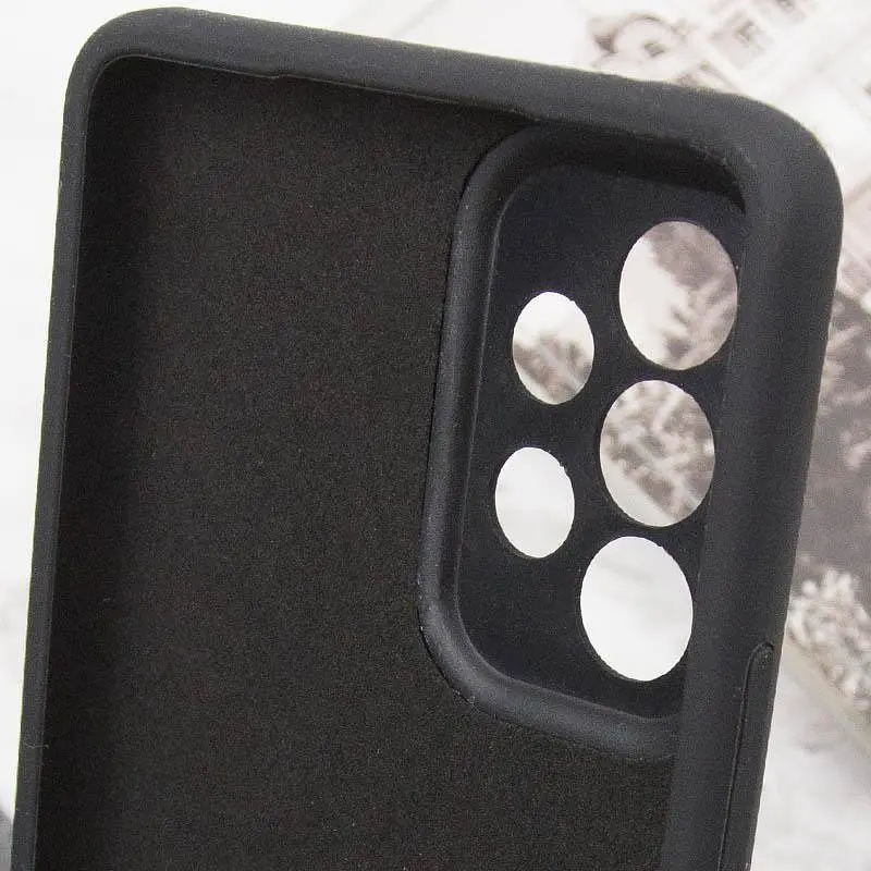 Чехол Silicone Cover Lakshmi Full Camera (AAA) для Samsung Galaxy A32 5G Черный / Black - фото 5