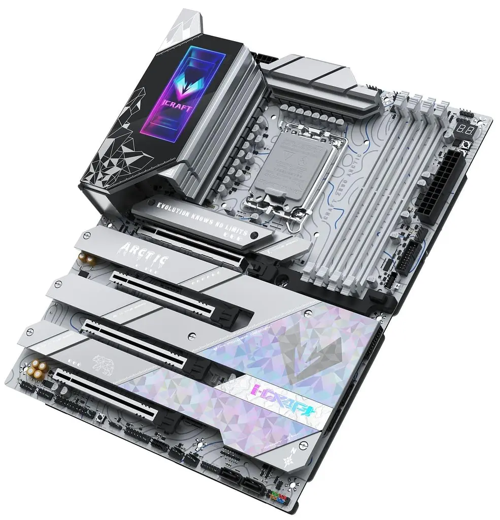Материнська плата MAXSUN iCraft Z890 ARCTIC (MS-ICRAFT Z890 ARCTIC) (Socket 1851, Intel Z890, ATX) - фото 2