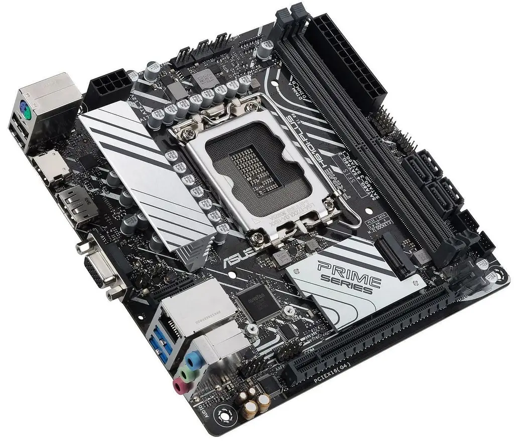 Материнська плата ASUS PRIME H610I-PLUS-CSM (PRIME H610I-PLUS-CSM) (Socket 1700, Intel H610, Mini-ITX) - фото 3