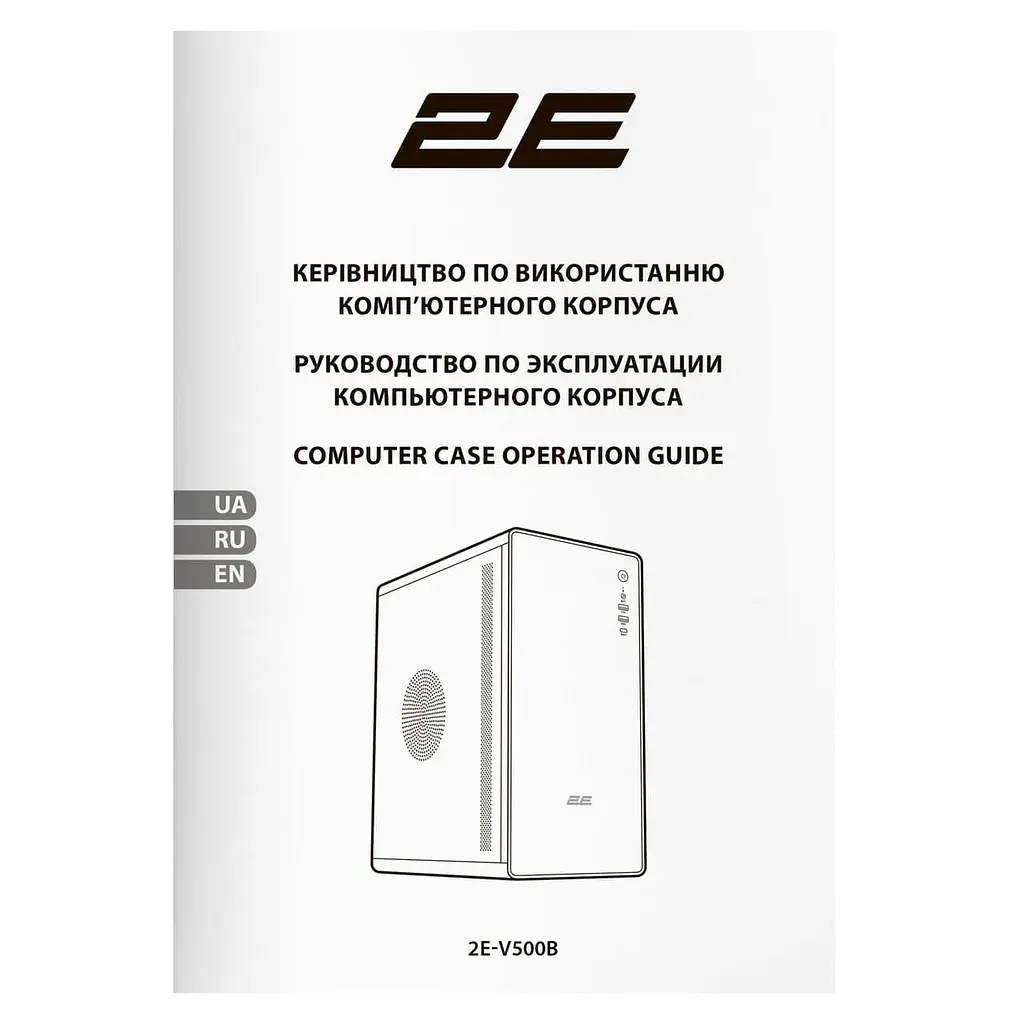 Корпус 2E Credo V500B без блока питания, черный (2E-V500B) - фото 9