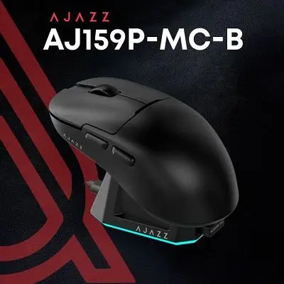 Компьютерная мышка Ajazz AJ159P MC Wireless/Bluetooth/USB Charging Dock Black (AJ159P-MC-B) - фото 3