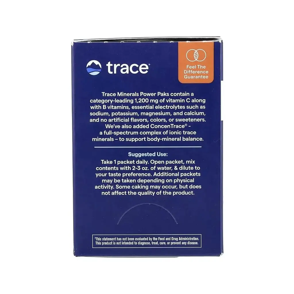 Електроліти Trace Power Pak без цукру цитрусовий смак 30 пакетів по 6.1 г - фото 4