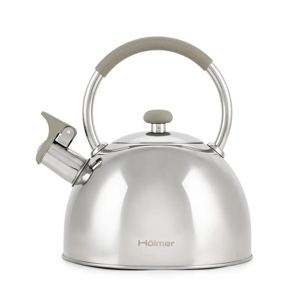 Чайник Holmer зі свистком, 3 л, сріблястий (WK-0430-SCSS Classic) - фото 2