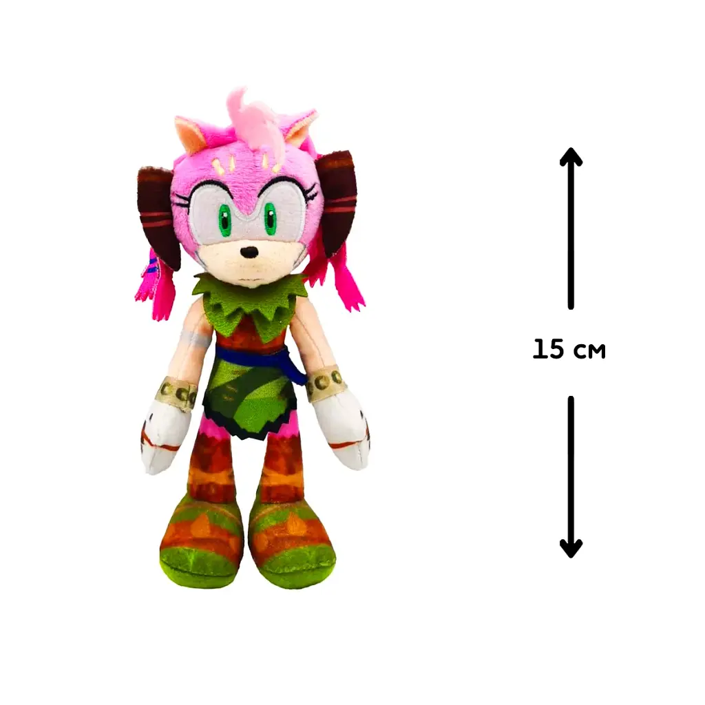 М'яка іграшка Sonic Prime на кліпсі Емі 15 см плюш різнобарвний - фото 2