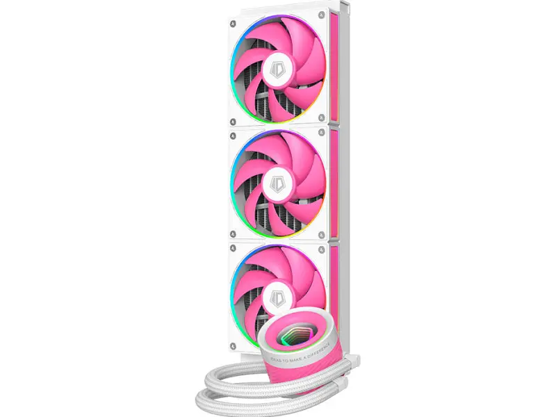 Водяне охолодження ID-COOLING FX360 INF Pink - фото 4