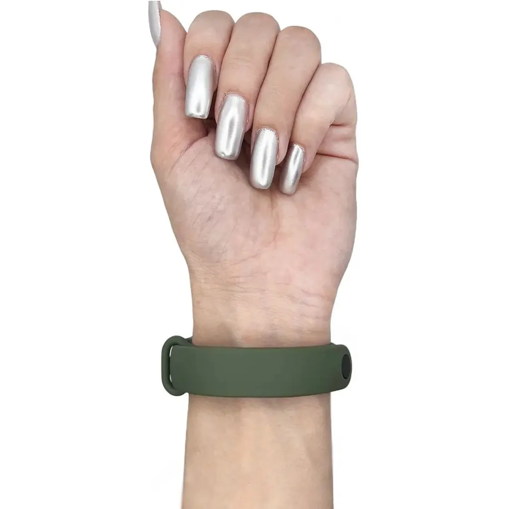 Силиконовый ремешок BeCover для Xiaomi Mi Smart Band 9 Khaki (711950) - фото 5