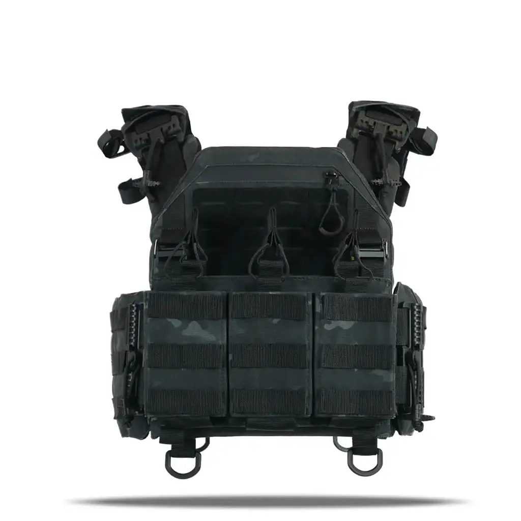 Плитоноска Kiborg GU gen.2 + 3 підсумки Black Multicam (1000-k77003) - фото 2
