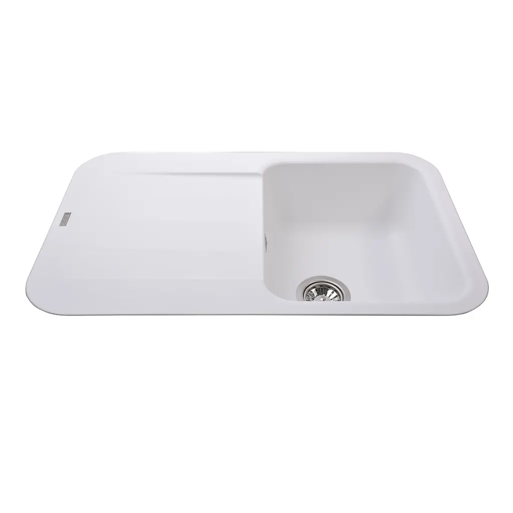 Гранітна мийка Globus Lux Ober білий 780x500 мм А0007, Білий - фото 5