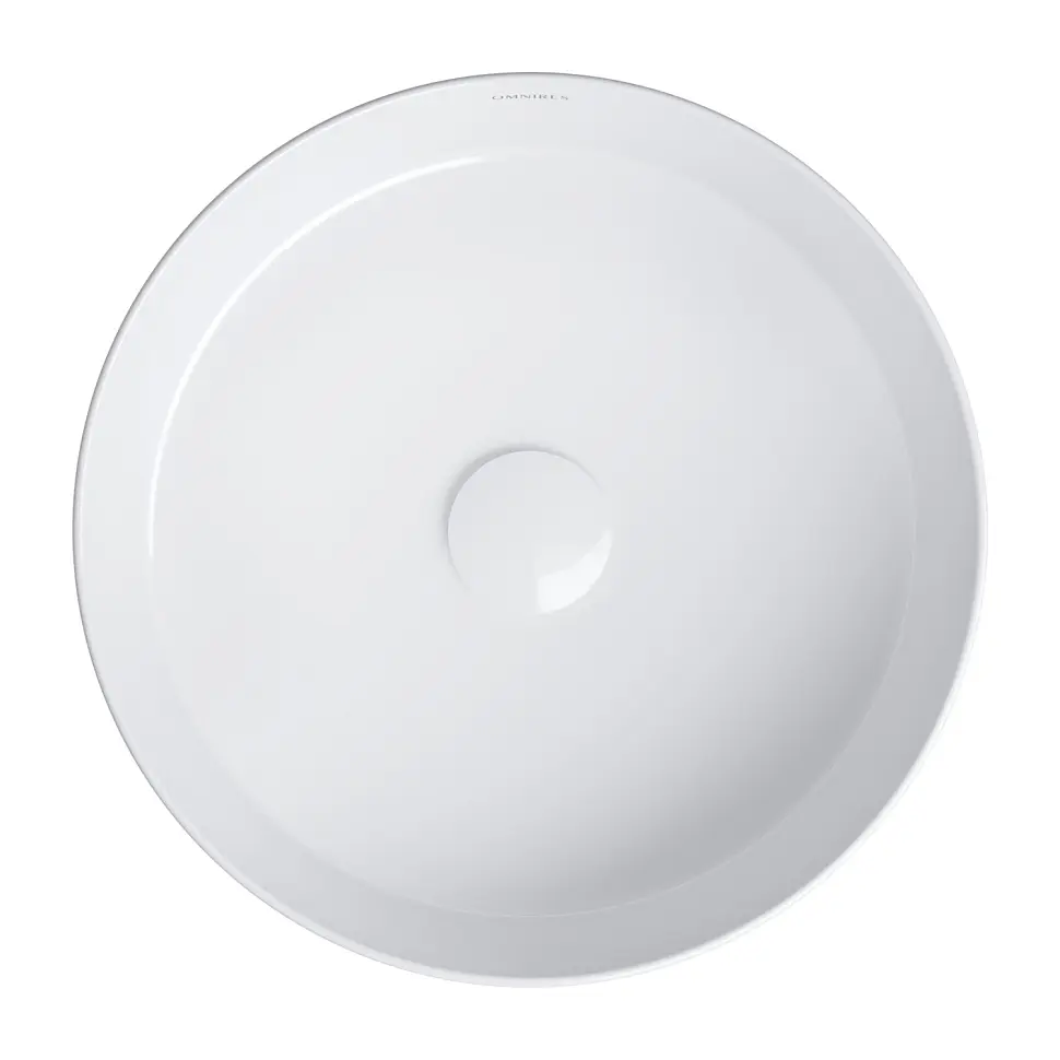 Умивальник Omnires Tulsa 36 см gloss white TULSA355BP, Білий - фото 2