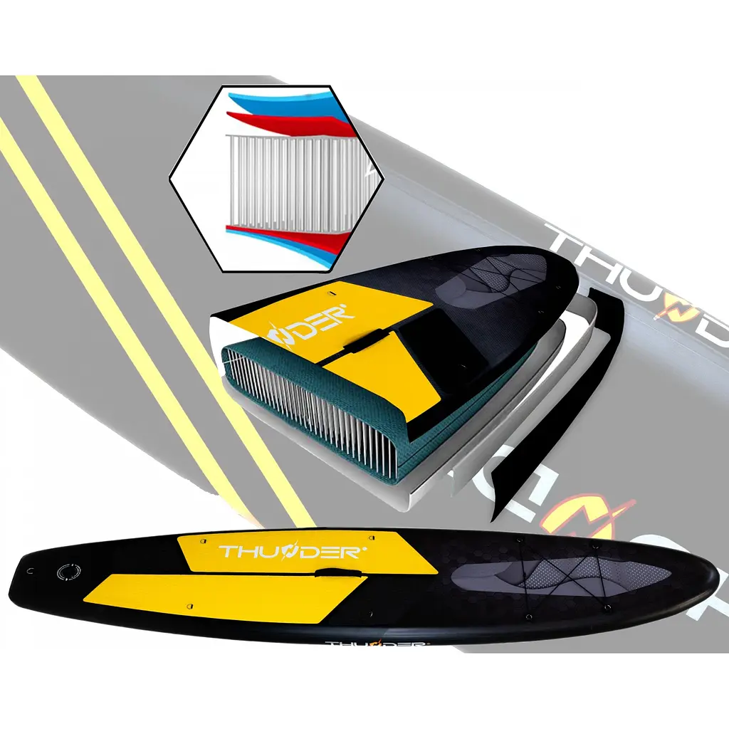 Надувна дошка SUP THUNDER Raven 320 см з веслом - фото 5