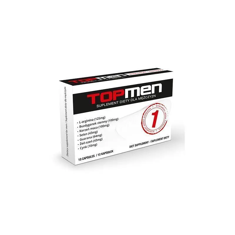 Таблетки для ерекції Sexual Health Series TopMen, 10 шт