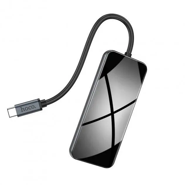 USB Хаб Hoco Type-C Easy Show HB15 3 USB - фото 6