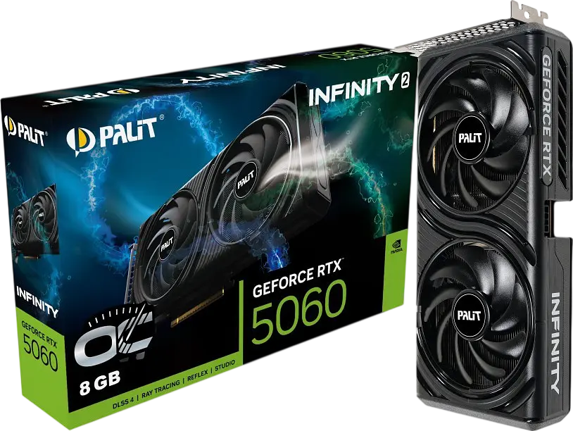 Відеокарта GeForce RTX 5060 8GB Palit Infinity 2 OC (NE75060V19P1-GB2063L) - фото 4