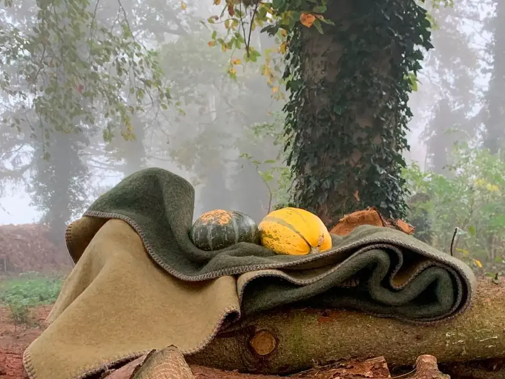 Плед-ковдра Love You вовна 170х130 см зелений (6016) - фото 2