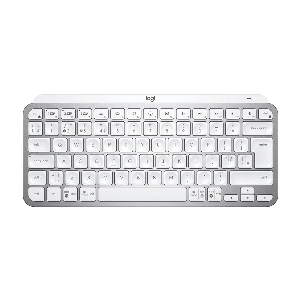 Клавіатура Logitech MX Keys Mini Wireless Illuminated UA Pale Grey (920-010499)