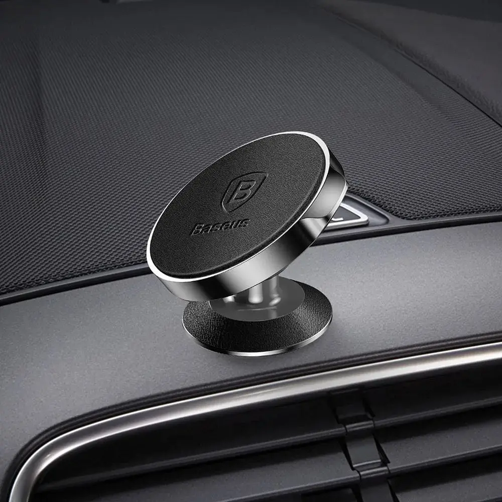 Автотримач Baseus Small Ears Series Vertical Magnetic Bracket SUER-F01 шкіра - фото 3