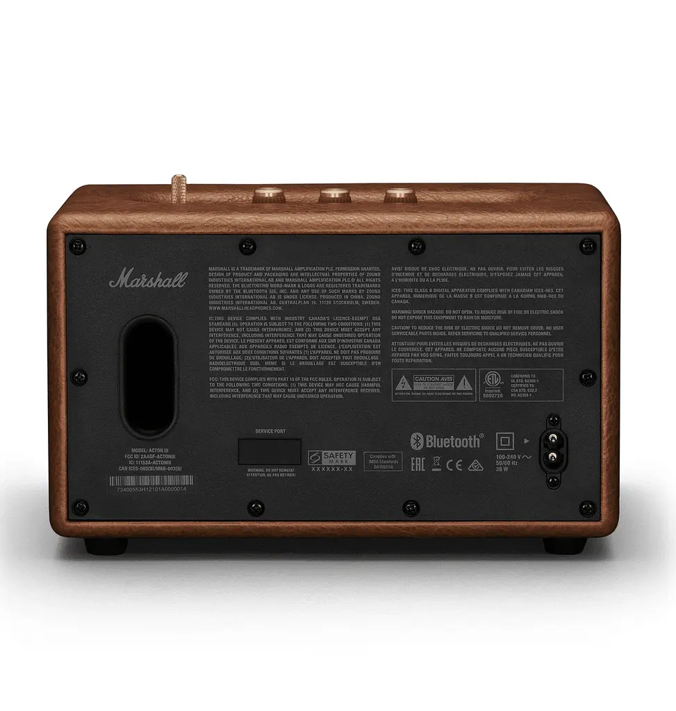 Портативна акустика Marshall Loudspeaker Acton III бездротова коричнева (1006075) - фото 2