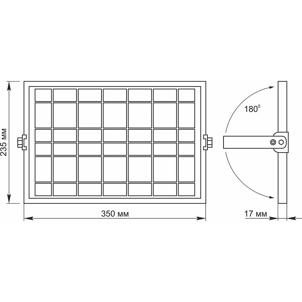 Прожектор Videx LED 1000LM 5000K 3.2V автономный (VL-FSO2-505) - фото 9