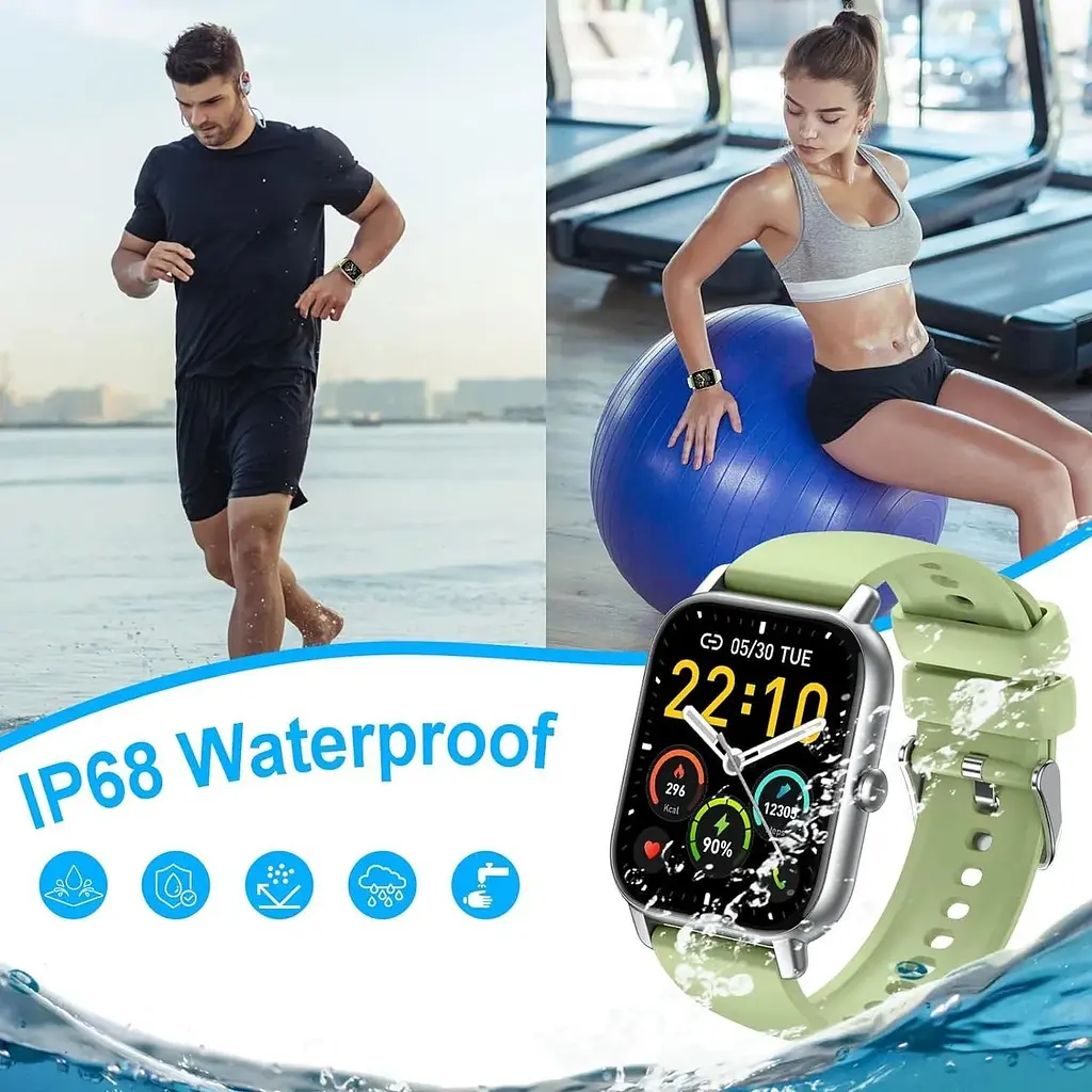 Розумний годинник 1.5 дюйма для жінок водонепроникність IP68 - фото 7
